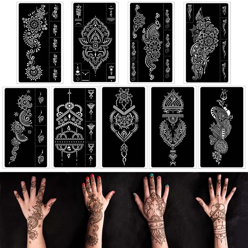 Henna stickers 12PC