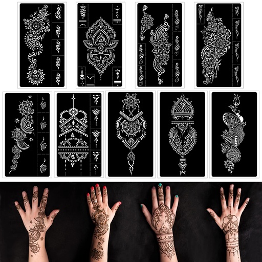 Henna stickers 12PC